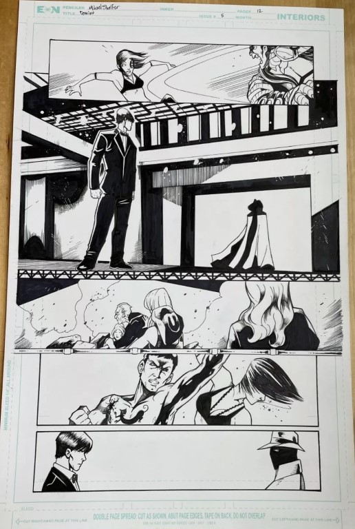 Domino 5 pg. 12 by A: Michael Shelfer Layouts: David Baldeon